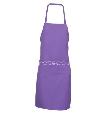 1161 DELANTAL CON PETO POLIÉSTER MORADO - Imagen 1