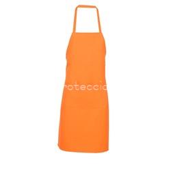 1161 DELANTAL CON PETO POLIÉSTER NARANJA - Imagen 1