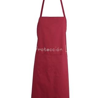 116BCO DELANTAL CON PETO BURDEOS - Imagen 1