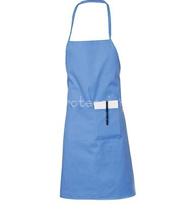 116BCO DELANTAL CON PETO CELESTE - Imagen 1