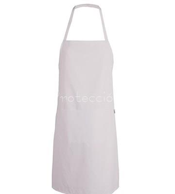 116BCO DELANTAL CON PETO GRIS PERLA - Imagen 1