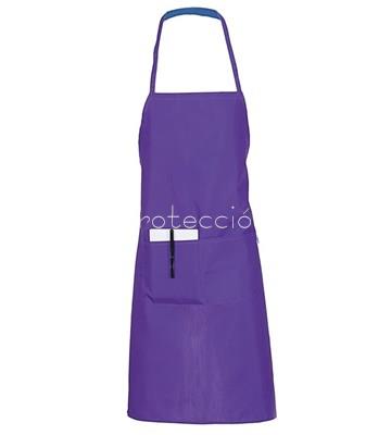 116BCO DELANTAL CON PETO MORADO - Imagen 1