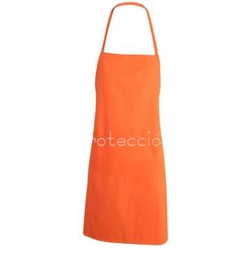 116BCO DELANTAL CON PETO NARANJA - Imagen 1