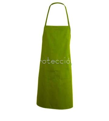 116BCO DELANTAL CON PETO VERDE OLIVA - Imagen 1