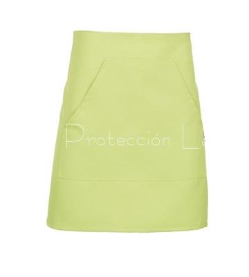 1171 DELANTAL CORTO POLIÉSTER PISTACHO - Imagen 1
