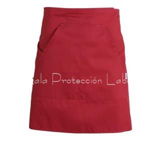 11745B DELANTAL CORTO BURDEOS - Imagen 1