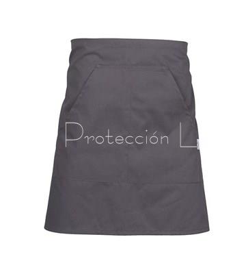 11745B DELANTAL CORTO GRIS MARENGO - Imagen 1
