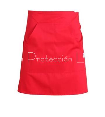 11745B DELANTAL CORTO ROJO - Imagen 1