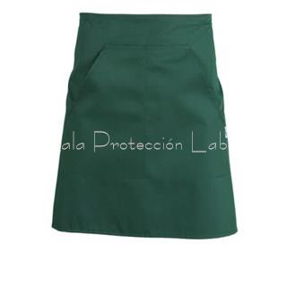 11745B DELANTAL CORTO VERDE BOTELLA - Imagen 1