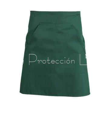 11745B DELANTAL CORTO VERDE BOTELLA - Imagen 1