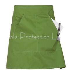 11745B DELANTAL CORTO VERDE OLIVA - Imagen 1