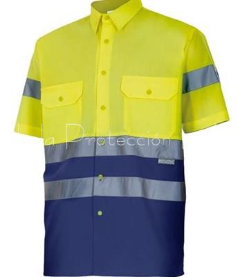 142 CAMISA BICOLOR M/C - Imagen 1