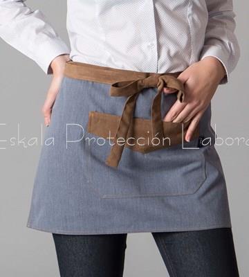 1491 DELANTAL SIN PETO COMBINADO - Imagen 1