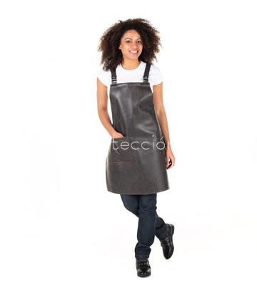 1559 DELANTAL CON PETO ARABIA NEGRO - Imagen 1