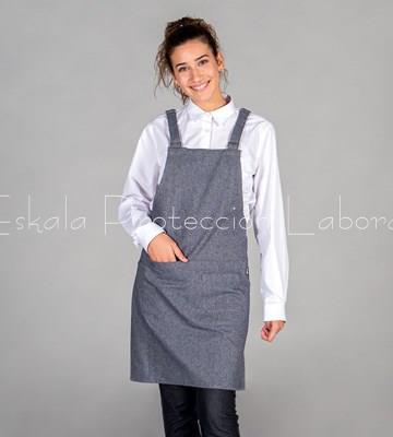 1584 DELANTAL CON PETO - Imagen 1