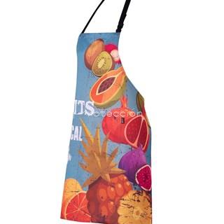 1592 DELANTAL CON PETO TROPICAL - Imagen 1