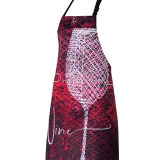 1592 DELANTAL CON PETO WINE - Imagen 1