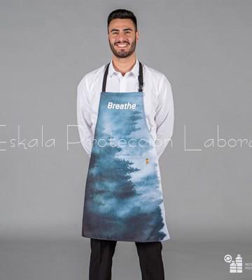 1596 DELANTAL CON PETO BREATHE - Imagen 1