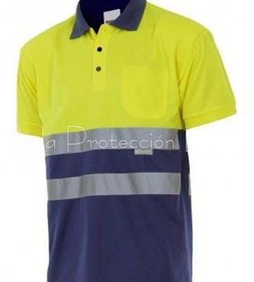 173 POLO BICOLOR MANGA CORTA - Imagen 1