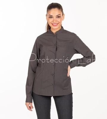 2434 CAMISA MODELO GRETA GRIS - Imagen 1