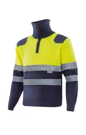 301001 JERSEY BICOLOR CUELLO CREMALLERA - Imagen 1