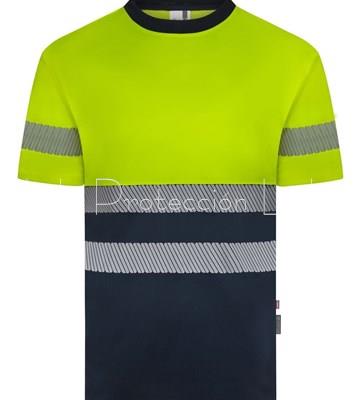 305633 CAMISETA BICOLOR BANDA SEGMENTADA - Imagen 1