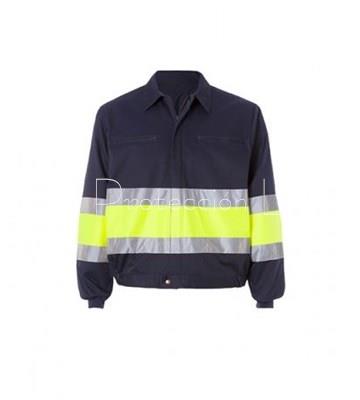 37374 CAZADORA CREMALLERA BICOLOR - Imagen 1