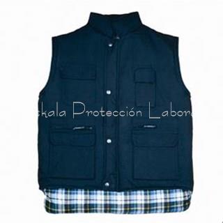 6012 CHALECO MULTIBOLSILLOS CON FRANELA - Imagen 1