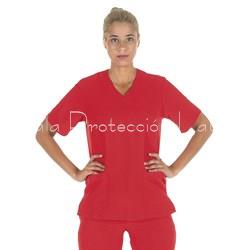 6096 BLUSA NEREA ROJO - Imagen 1