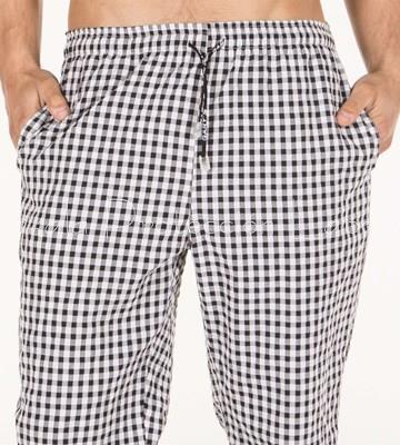 7011 PANTALÓN VICHY BAMBULA NEGRO - Imagen 1