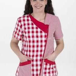 8313_986 CASACA CUADRO ROJO - Imagen 1