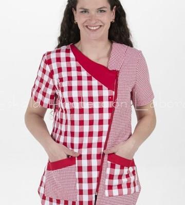 8313_986 CASACA CUADRO ROJO - Imagen 1