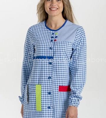 8320_969 BATA MAESTRA AZUL TRABILLAS COLORES - Imagen 1