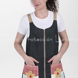 8353_775 PICHI TEJANO ESTAMPADO FLOR - Imagen 1