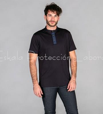 8526 POLO TEJANO " RED LINE" NEGRO - Imagen 1