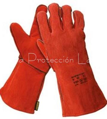 G131 GUANTE SOLDADOR ROJO - Imagen 1