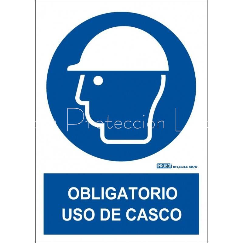 Señal obligatorio el uso de casco - Imagen 1