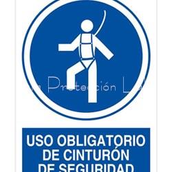 Señal obligatorio el uso de cinturón - Imagen 1