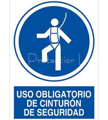 Señal obligatorio el uso de cinturón - Imagen 1