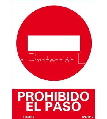 Señal prohibido el paso - Imagen 1