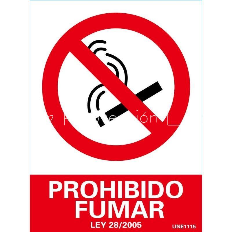 Señal prohibido fumar - SEÑALES DE PROHIBICIÓN