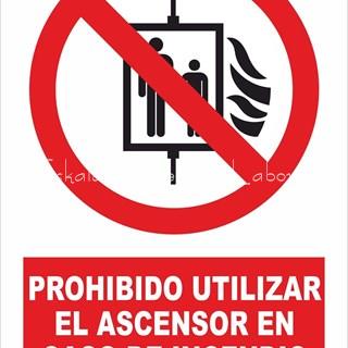 Señal prohibido utilizar en caso de emergencia - Imagen 1