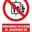 Señal prohibido utilizar en caso de emergencia - Imagen 1