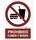 Señal prohibido comer y beber - Imagen 1